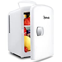 Los mejores  - AstroAI Mini Refrigerador- Mini Nevera Portátil para el Skincare 4L 6 Latas de Refrescos- Mini Neveras 220V-12V para…